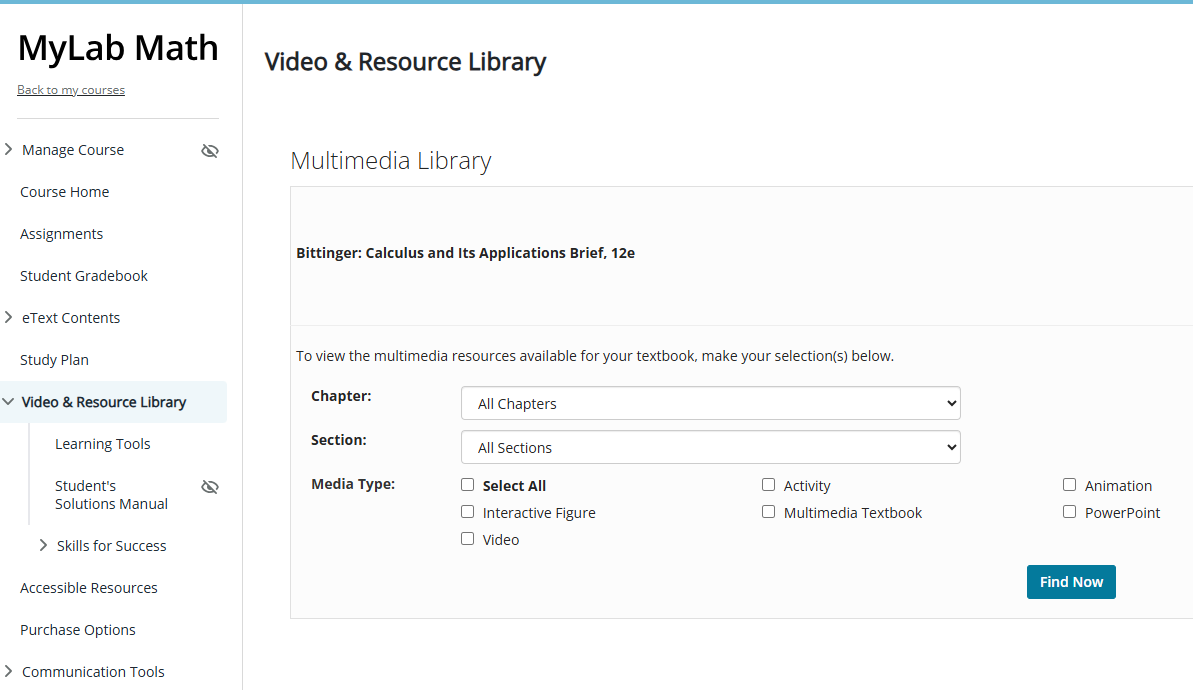 Video and Resource Library 1